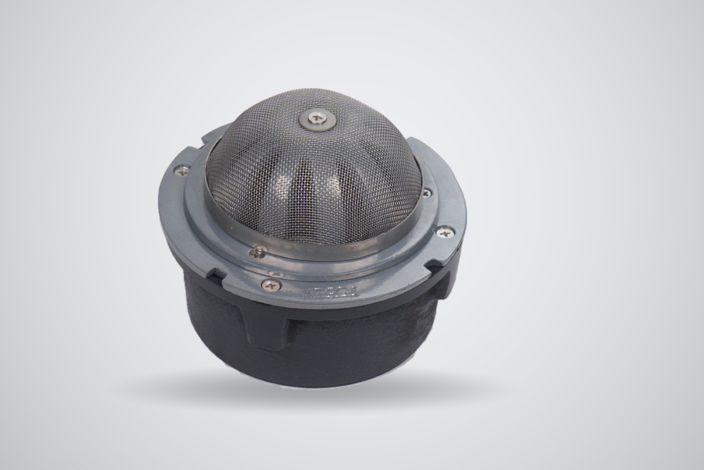 FLOZN planter drain with stainless steel mesh dome